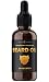 Beard Oil Conditioner - Unscented All Natural Virgin Argan, Jojoba, Grapeseed Oils & More for Beard Growth - Softens & Strengthens Beards & Mustaches for Men - Premium Signature Prime Beard Blend