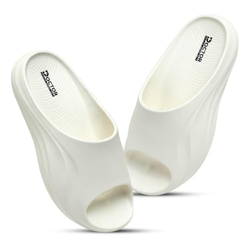 Image of DOCTOR HEALTH SUPER SOFT Slides for Men|| Lightweight || Skid Resistant || Men's Casual Slides - Stylish, Comfortable, and Anti-Slip Footwear for Everyday Use|| Flip-Flop & Sliders for Men