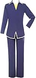 Grand Duke Anime Fruits Basket Soma Kyo Cosplay Soma Yuki Cosplay Costume School Uniform Summer Costume Full Set (Soma Kyo,Male S)