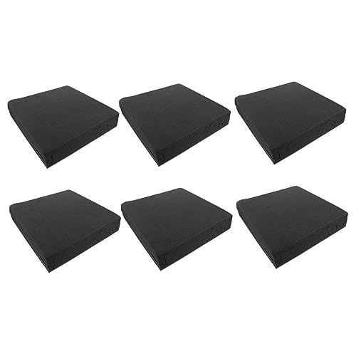 YARNOW 6 piezas Paneles Acústicos Aislantes para Reducción de Ruido, Baldosas para Pared, Material para Atenuación de Eco, Home Theater y Grabación miniatura 1