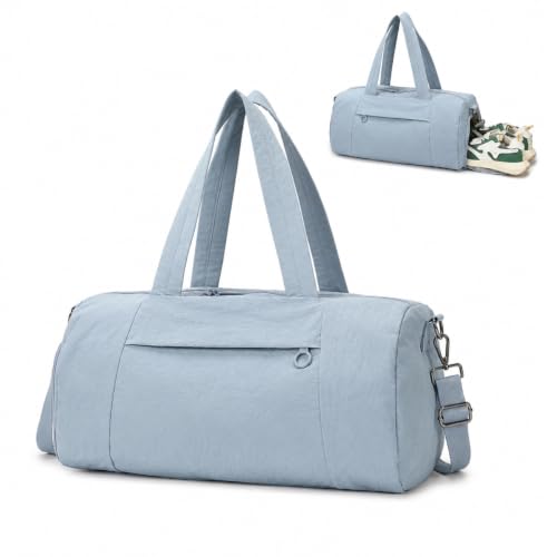Image of PALAY Gym Bag Duffle Bag with Wet Dry Section Pocket for Women