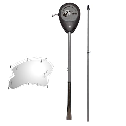 Goose D-Fence System - Retractable Invisible Goose Deterrent System for Waterfront Properties - Quick 10-Minute Installation - Preserve Your View While Keeping Geese Away