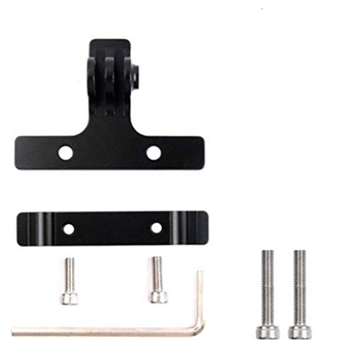 Sitz Befestigung Halterung, Einfache Installation Anti Korrosion 90 Grad Außen Kamera Dekoriert Adapter Klemme Einstellung Tragbar Fahrrad Sattel Aluminiumlegierung Schwarz Mini Fixiert für GOPRO Hero Cover