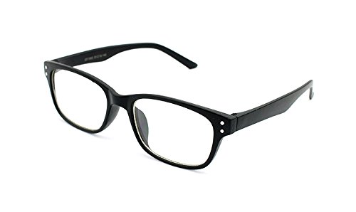 Newbee Fashion - "Adelanto" Sleek Round Frame Two Tone Clear Lens Glasses2