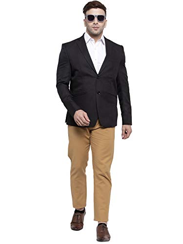 Image of WINTAGE Men's Polyester Cotton Festive and Casual Blazer Coat Jacket