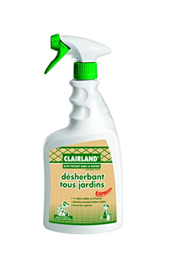 Clairland Désherbant Tous Jardins - Actif présent dans la Nature - Prêt à l'emploi 900 ML