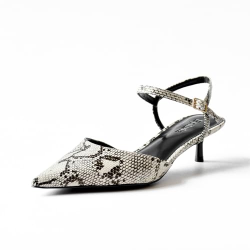 Slingback Kitten Heels for Women Elegantly Pointed Stylish Shoes for Formal Occasions, Ideal for Dating Banquets2