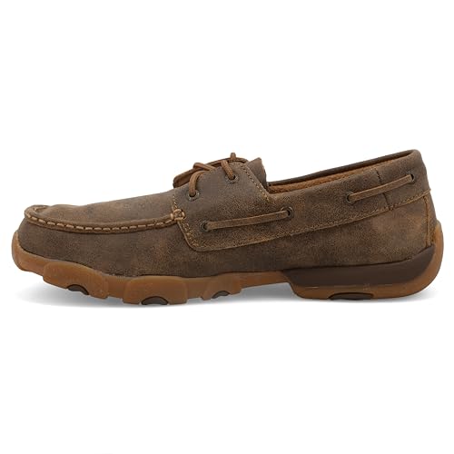 Twisted X Men's Boat Shoe Driving Moc, Moc Toe2