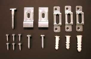 100 Complete Art Picture Frame SECURITY HANGING Kits for WOOD FRAMES with FREE Wrenches