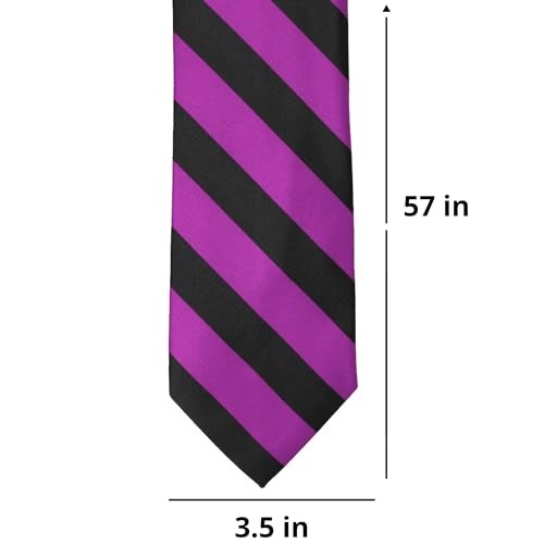Image of tiemart Men's Striped Tie Standard Length