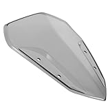 HYTROVE Parabrisas Deflector Transparente para Moto Repuesto Resistente de Plástico Pantalla Delantera Protección contra Lluvia y Viento Visera para Motocicleta
