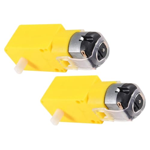 LIFKOME 2個減速電機 電動スマートモーター 精密制御 静音設計 ロボットカー 模型用