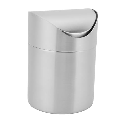 Poubelle de bureau Rengue anti odeur en acier 304 pour éliminer les déchets de table