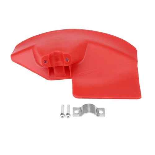 Eje de cortacésped y herramientas rectas con protector de desbrozadora universal ajustable 4