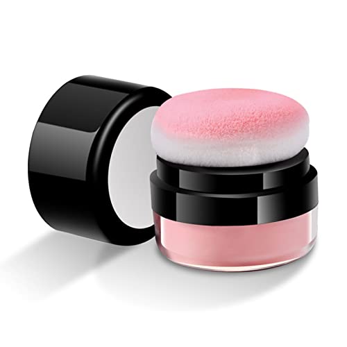 Loose Powder Blush Air Cushion Blush Natural Blusher Bright Shimmer Face Blush For Cheek Highly Pigmented Blush Makeup Easy To Blend Makeup Blushin, All Day Wear (02#) #TOP26