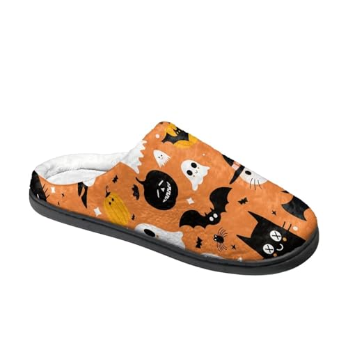 Retro Fuzzy Slippers for Women Men Indoor Outdoor House Shoes Anti-Skid Warm Cozy Foam Slide4