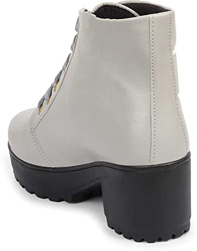 Image of KRAFTER Women's and Girls High Ankle Denim Stylish Boots