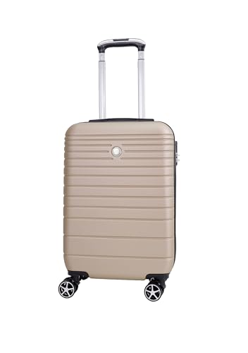 VIDA since 1995 Valise Rigide VR611B roulettes Double Rapport Qualité/Prix (Beige (Champagne),...