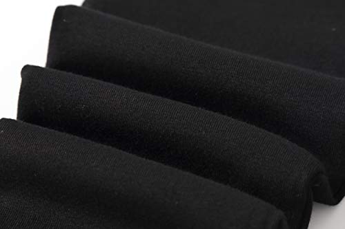 IRELIA Winter Girls Cotton Fleece Lined Leggings Pants Dy Black S - image 5