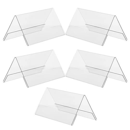 Toyvian �A�N���������ʃT�C���z���_�[ �e���g�^�f�B�X�v���C���b�N ��c�p�Q�X�g�l�[���^�O�ݒu �X�܊Ŕz���_�[�p 5�Z�b�g