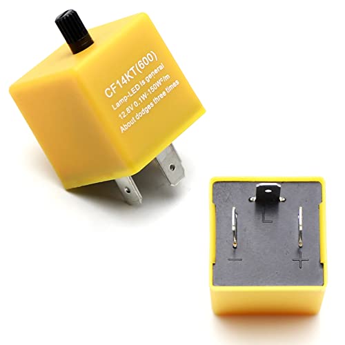 iJDMTOY 3-Pin CF-14 CF14 EP35 Speed Adjustable Strobe/Flash/Blink LED Flasher