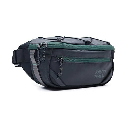KalgoTeal Travel Fanny Pack 3L Crossbody Adjustable Strap Padded Back Water Repellent