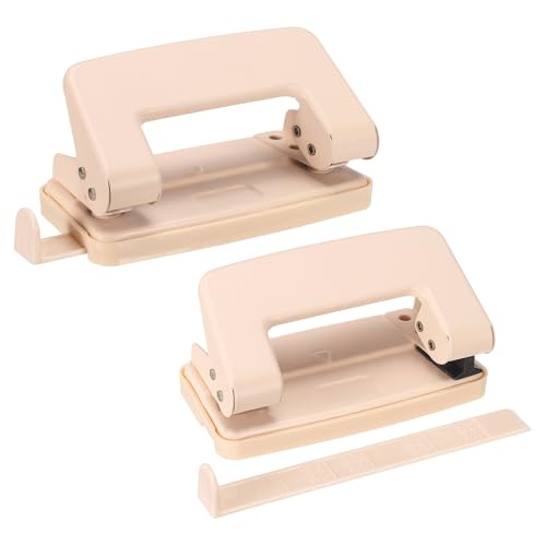 Perforadora metal de 2 agujeros PATIKIL manual para archivar hojas sin esfuerzo