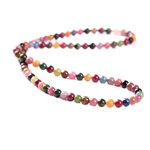 Bracelet Tourmaline coloré naturel véritable cristal 3 tours pour raviver votre éclat