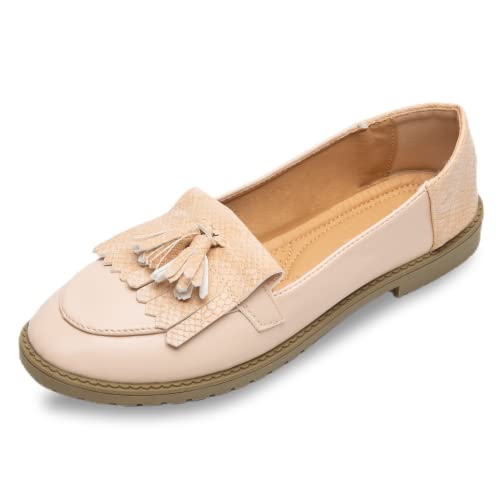 Sixth Street Womens Casual Comfortable and Lightweight Ballerina Ballet Flats-Beige-(Size-37) (B0B7X3KZ39) Amazon Price History, Amazon Price Tracker