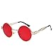 Produktbild HONGYAN Metall Sonnenbrille Frauen Runde Sonnenbrille Steampunk Brille Der Männlichen Sonnenbrille Uv400
