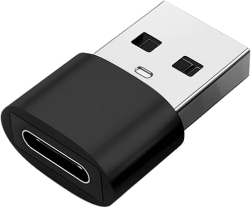 Adaptador USB Tipo-C para USB Tipo A – Carregamento Rápido 30W, Compatível com iPhone, Android, Power Bank, Carros e OTG – Transferência de Dados - Premium