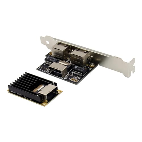 Tarjeta de doble puerto Ethernet Gigabit Mini PCI-e para máxima velocidad LAN 2