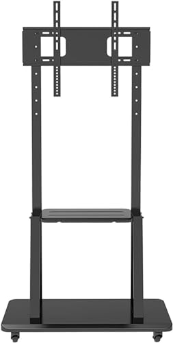Soporte móvil para TV, de pie con ruedas, para pantallas 32-110" miniatura 1