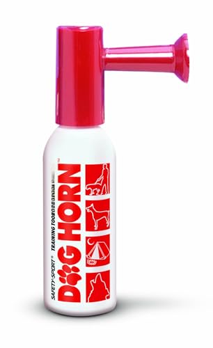 Dog Horn Genuine Air Horn for Dogs. Stop Aggressive Dogs in Their Tracks, Scare Coyotes, and Other Wild Animals Away! Pet Behavior Training Tool and Outdoor Safety Alarm. Protect Yourself & Your Pet!