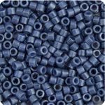 Miyuki Delica 11/0 Blueberry Opaque Glazed Luster 50gms Bag of Japanese Glass Beads