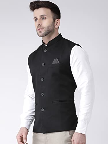 Image of hangup Nehru Jacket Black Nehru 44