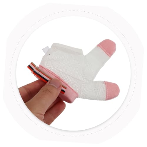 Infant Thumb Sucking Guard Gloves 4-Piece Set of Breathable Finger Protective Gloves for Babies Anti Sucking Protector for Infants4