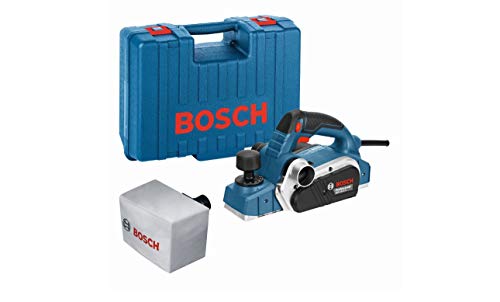 Bosch Professional Handhobel GHO 26-82 D (inkl. Parallelanschlag, Sechskantstiftschlüssel SW 2,5, Stoffstaubbeutel, im Koffer)