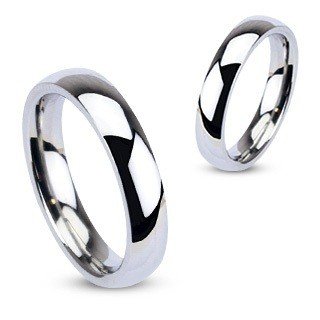 UrbanBijoux Bague Anneau Alliance Mariage Homme Femme Acier Inoxydable Miroir 4mm - 62 Cover