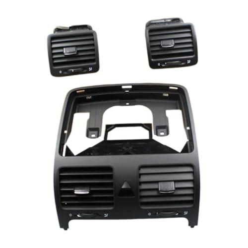 Grille de climatisation centrale pour Golf 5 et Rabbit tableau de bord noir