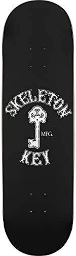 Skeleton Key Mfg Key Logo Skateboard Deck - 8" x