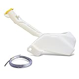Auto Dynasty CH1288167 Factory Style Car Windshield Washer Reservoir Tank - Reservoir Cap | Washer Fluid Pump | Fluid Level Sensor - Compatible with Jeep Grand Cherokee 02-04, White