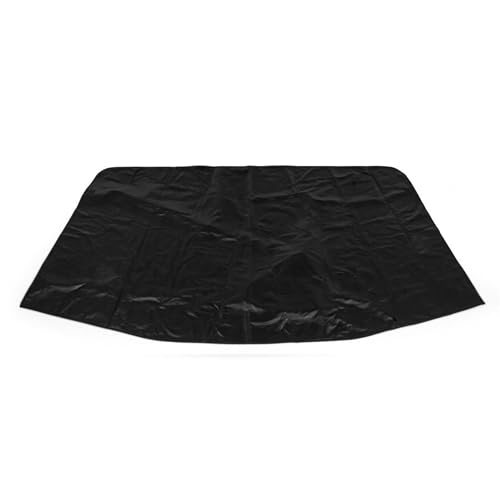 Camco Durable Compact Universal On the Go Vinyl RV Tow Car Windshield Protector from Chips and Cracks with Tool Free Installation, Black