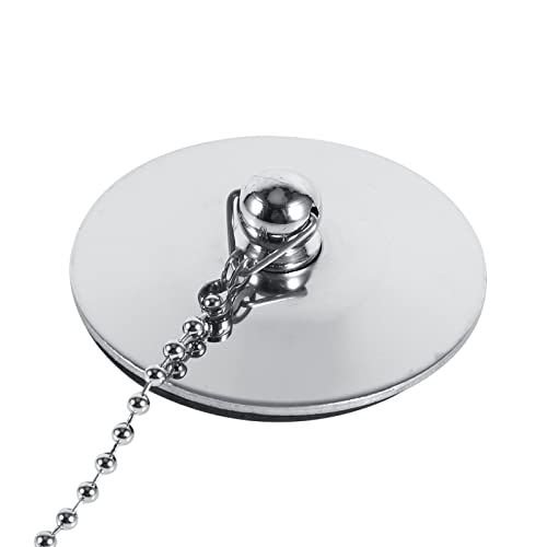 Tapón para bañera con cadena cromada universal miniatura 6