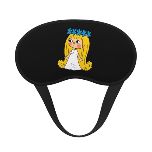 アマールカ 花の妖精 アイマスク 睡眠用 安眠グッズ 目隠し 快眠グッズ スリープマスク 収縮バンド型 軽量 通気性 柔らかい 遮光 圧迫感なし 肌にやさし 仮眠 旅行 出張 昼寝に最適 四季 男女兼用 1枚