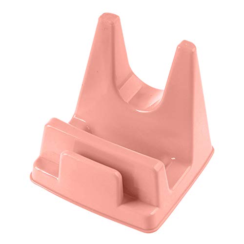 litty089 Home Kitchen Storage Shelf Organiser, Cute Colorful Anti-Slip Cutting Chopping Board Rack, Pot Lid Holder Pink