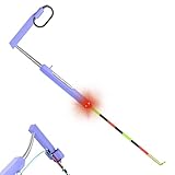 Ratpzou Fischbiss-Alarmierungsgerät,LED-Sensor-Warnsignal für das Angeln | LED-Angelrutenanzeige,Für Salz- und Süßwasser, See, Fluss, Reisen, Boot, Camping, Kutter, Küste