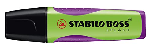 Image of STABILO BOSS Highlighter Pen | 1 Piece | Splash Series | Fluorescent Green