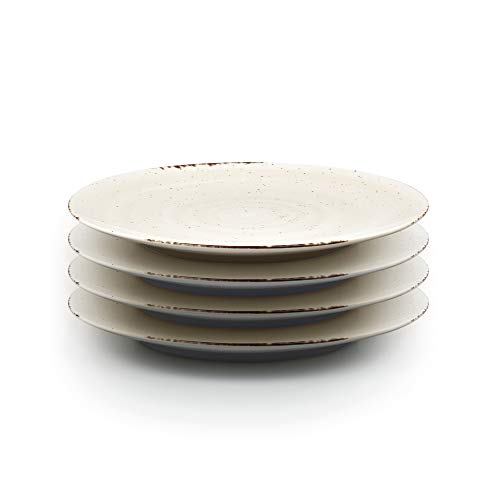 Porzellan Teller-Set in Steingut Optik Cover