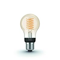 Philips Hue White Filament, Lampadina a filamento connessa, Luce Bianca Calda, dimmerabile, attacco...